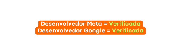 Desenvolvedor Meta Verificada Desenvolvedor Google Verificada